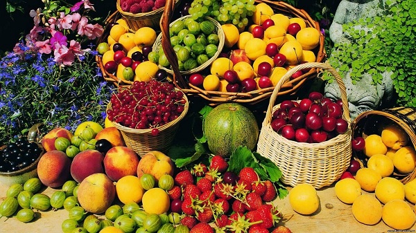 Ягоды фрукты овощи