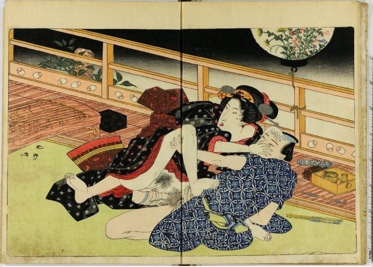 Японская гравюра сюнга