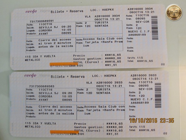 билеты из Севильи в Кордобу