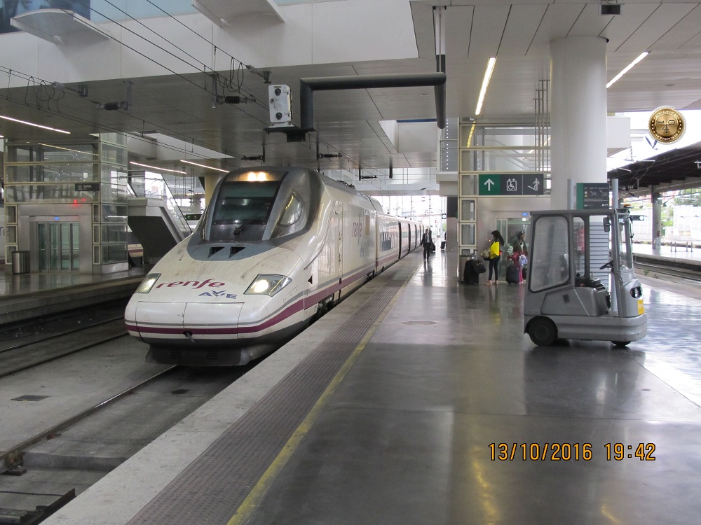 Скоростной поезд в Испании