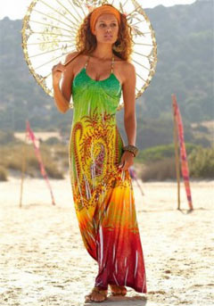 Пляжные платья: принты, кружева и ассиметрия