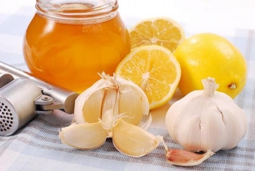 Чеснок, мед, лимон для поднятия иммунитета