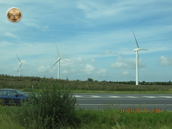Ветряная электростанция в пригороде Копенгагена