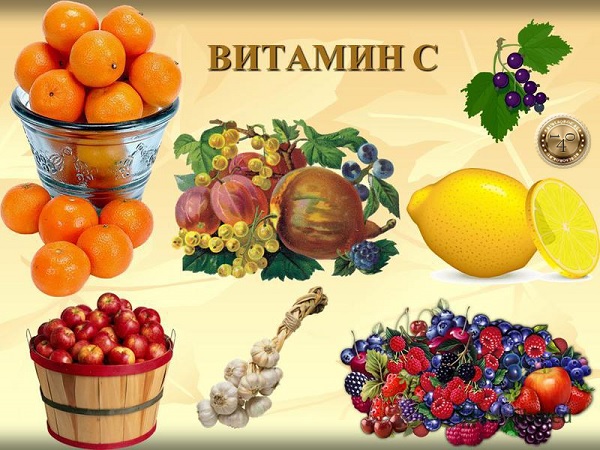 продукты с витамином С